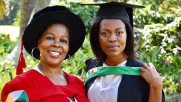 Strong family: Mother and daughter graduate from university on same day with degrees