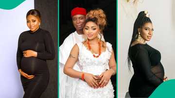 Ned Nwoko and Regina Daniels expecting 3rd child, he shuts down Chika Ike rumours: “Why diss her?”