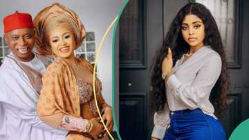 Regina Daniels replies husband after he asks if she would have married him as a mechanic