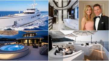 Check out stunning photos of yacht this billionaire wants to sell for N27 billion, its interior is heavenly