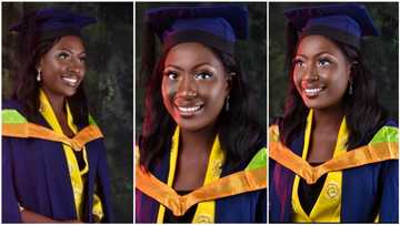 Delay not denial! Girl who failed JAMB 1st time emerged best graduating student of her department, clinches 7 awards (photos)