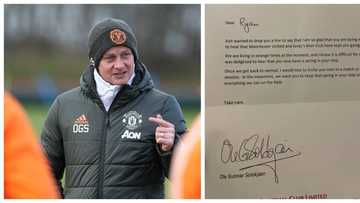 Solskjaer sends touching letter to fan who said United boss helped him through mental struggle