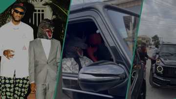 "Heat no dey worry this guy?" Concerns for D'Prince's artiste Gdzilla as fans surround their car
