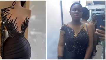 What I ordered: Internet users blame lady after tailor disappointed her with dress recreation