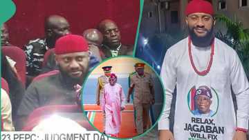 Yul Edochie congratulates Tinubu after tribunal’s judgement: “I was in court to show support and solidarity”