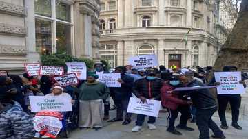 EndSARS: Nigerians in diaspora hold peace rally in London, condemns growing violence