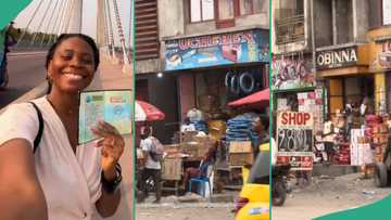 Nigerian lady who travelled to Congo sees shops owned by Igbo traders selling spare parts
