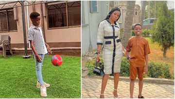I'm a better gamer than my dad, Wizkid's son Tife and mum warm hearts online with their love for sports