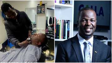 "I will give him a smart TV": Man set to reward his barber of 10yrs as he opens his own shop, story goes viral