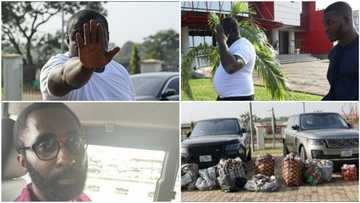 N1.4bn bank fraud: EFCC releases photos of Kogi Assembly candidate and N326m, $610,500 cash recovered from him