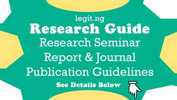 Research seminar report & journal publication guidelines