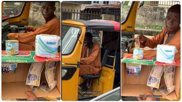 Man offers Keke Napep driver 2 gift options, he chooses detergent instead of money in funny video