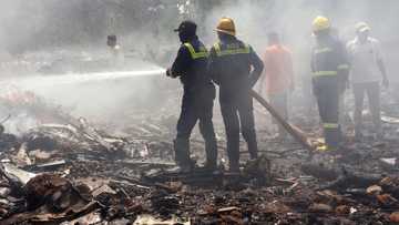 London-bound plane with 242 on board crashes into doctors' housing in India