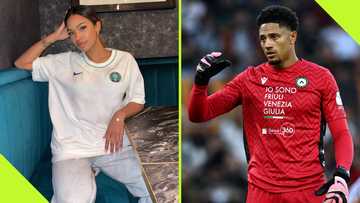 Reason why girlfriend of Super Eagles goalkeeper Okoye called him out on social media