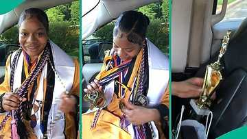 Proud mum praises daughter who bagged about 20 medals in school, video inspires many