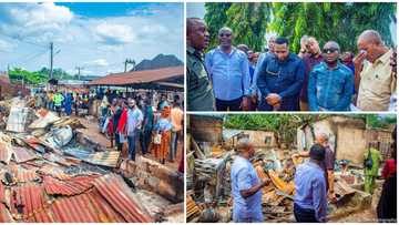 Tears as Imo govt visits community attacked by soldiers, photos emerge