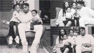 Rapper Olamide shares beautiful family photos to celebrate Christmas