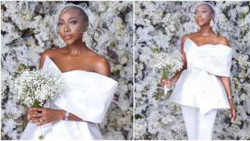 Officially Mrs: Ini Dima-Okojie sets internet on fire with gorgeous photos from court wedding