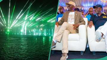 “Inspirational masterpiece”: Sanwo-Olu says as he commissions Makarios Water Display in Lagos