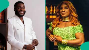 "Funke Akindele is brilliant": Jide Awobona speaks, shares why he transformed into a woman in movie