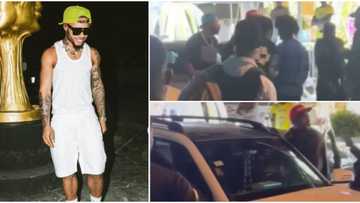 “I’ve never seen him angry:” Nigerians react as video of Poco Lee fighting with policemen on the street trends