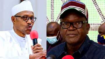 Tsaron kasa: Buhari ya fusata, yace Ortom baya ganin laifin kansa, na wasu yake hange