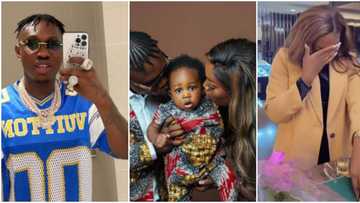 Another baby on the way: Reactions as Zlatan's baby mama sheds tears after singer gifts her Rolex watch