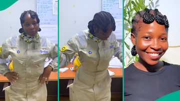Lady working with NLNG goes viral after sharing glimpse of herself at work: "Show us the way"