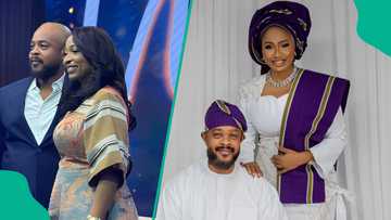 Morayo Brown's husband calls her his destiny in heartfelt public blessing elicits reactions