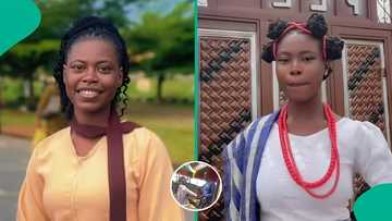 FUOYE graduate takes sign-out shirt to pepper seller, reveals what he did for her, many react