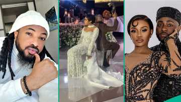 Chivido: US-based man shares observation about Davido and Chioma's game at Miami wedding