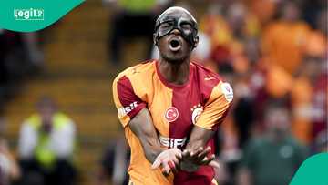 Victor Osimhen reacts to Galatasaray's draw vs Corum despite his brace
