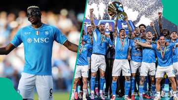 Napoli supporters shade Victor Osimhen after winning Serie A title with Romelu Lukaku
