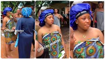 "It maybe blessing in disguise": Lady breaks down in tears as rain destroys her dream wedding
