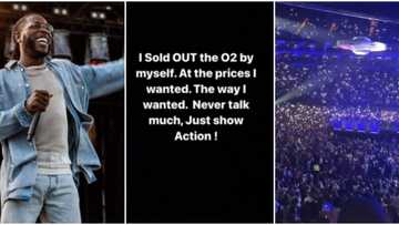 Burna Boy brags about selling out O2 Arena, says he is a man of action instead of talk, fans react