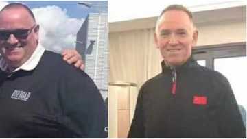 Man shares amazing weight loss transformation photo, wows social media, many hail him for losing 76kg