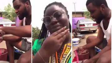 Pant-washing boyfriend goes viral after girlfriend captures him happily washing her underwear (video)