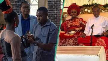 "He's lying": Man shares why he spent N50K for his wedding, shows simple outfits, pictures trend