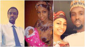 Man shares photos of 18-year-old wife who gave birth at 17, days before she marked birthday, Nigerians react