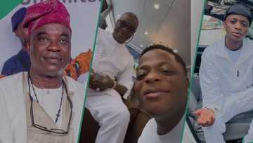 "Baba Ijebu": KWAM 1 gives Destiny Boy N10m, youngster sings for joy over rare gift, people react