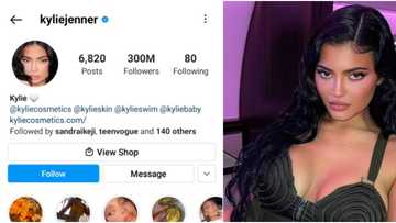 Queen of Instagram: Kylie Jenner becomes 1st woman to reach 300M followers on app, Nigerians unimpressed