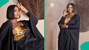 "U just gave birth, rest small": Fans react as Chizzy Alichi makes first appearance weeks after delivery