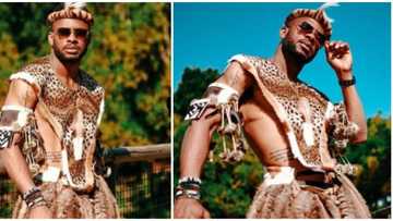 South African prince: BBNaija Cross shares photos in traditional ensemble