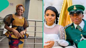 Lt Samson Haruna: Last TikTok post of wife of army officer who died in domestic fire generates buzz