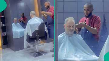 White man considers relocating to Nigeria over amount he paid for haircut during his visit
