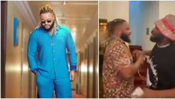 BBNaija: We were both star struck, Whitemoney and Slimcase in wild jubilation after meeting each other again