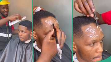 Video of barber using pencil to solve maths on customer's head goes viral, angers people