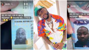 This country will stress you: Singer Davido compares his look on US and Nigerian passports