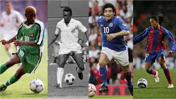 Heartbreak for Nigerians as Okocha out, Ronaldinho, Messi, Maradona named among 50 best footballers of all time (full-list)