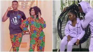 Love wantintin: Sweet reactions as Lateef Adedimeji shares cute playful moment with wife-to-be Mo Bimpe